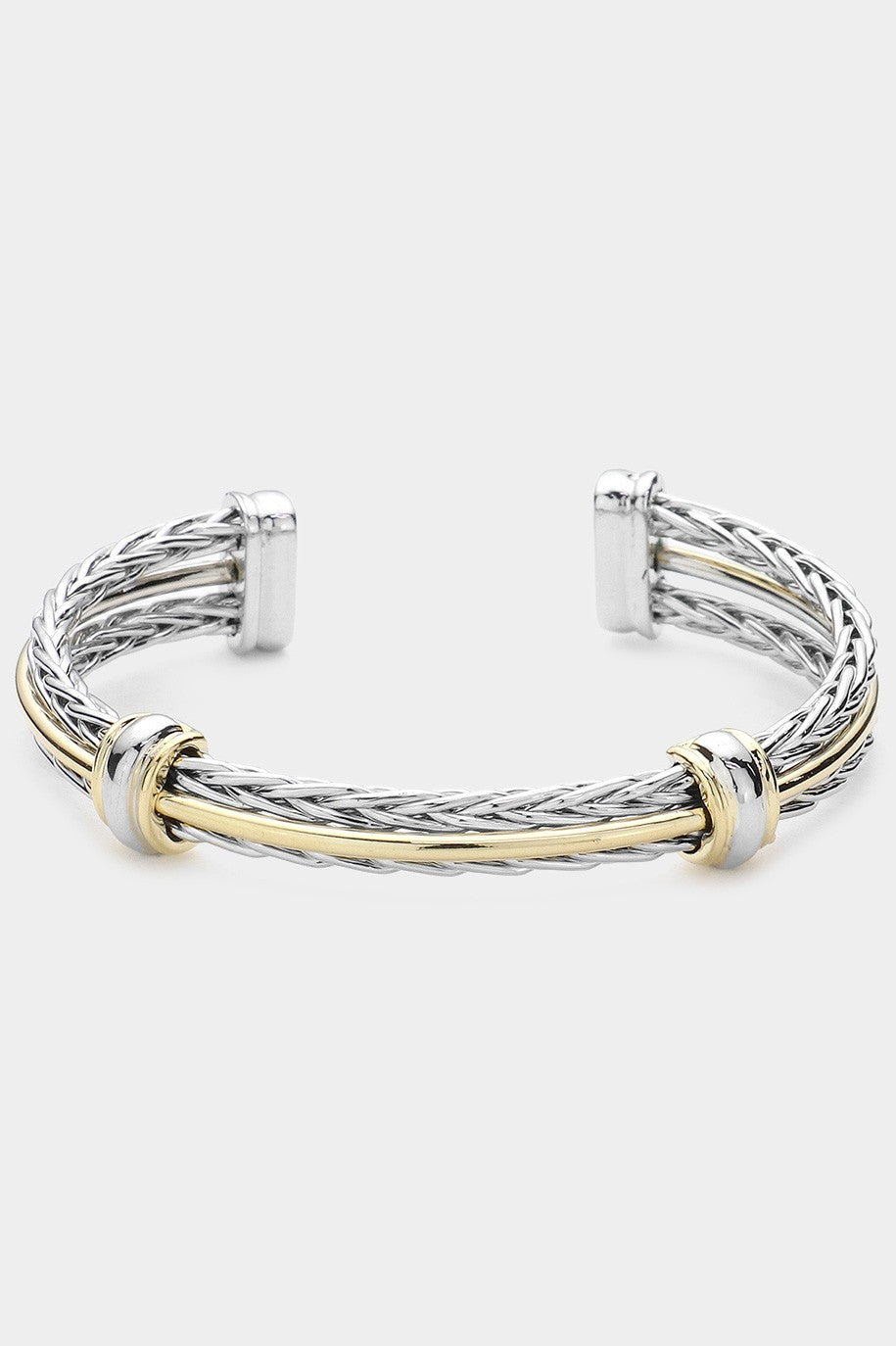 Metal Two Toned Cuff