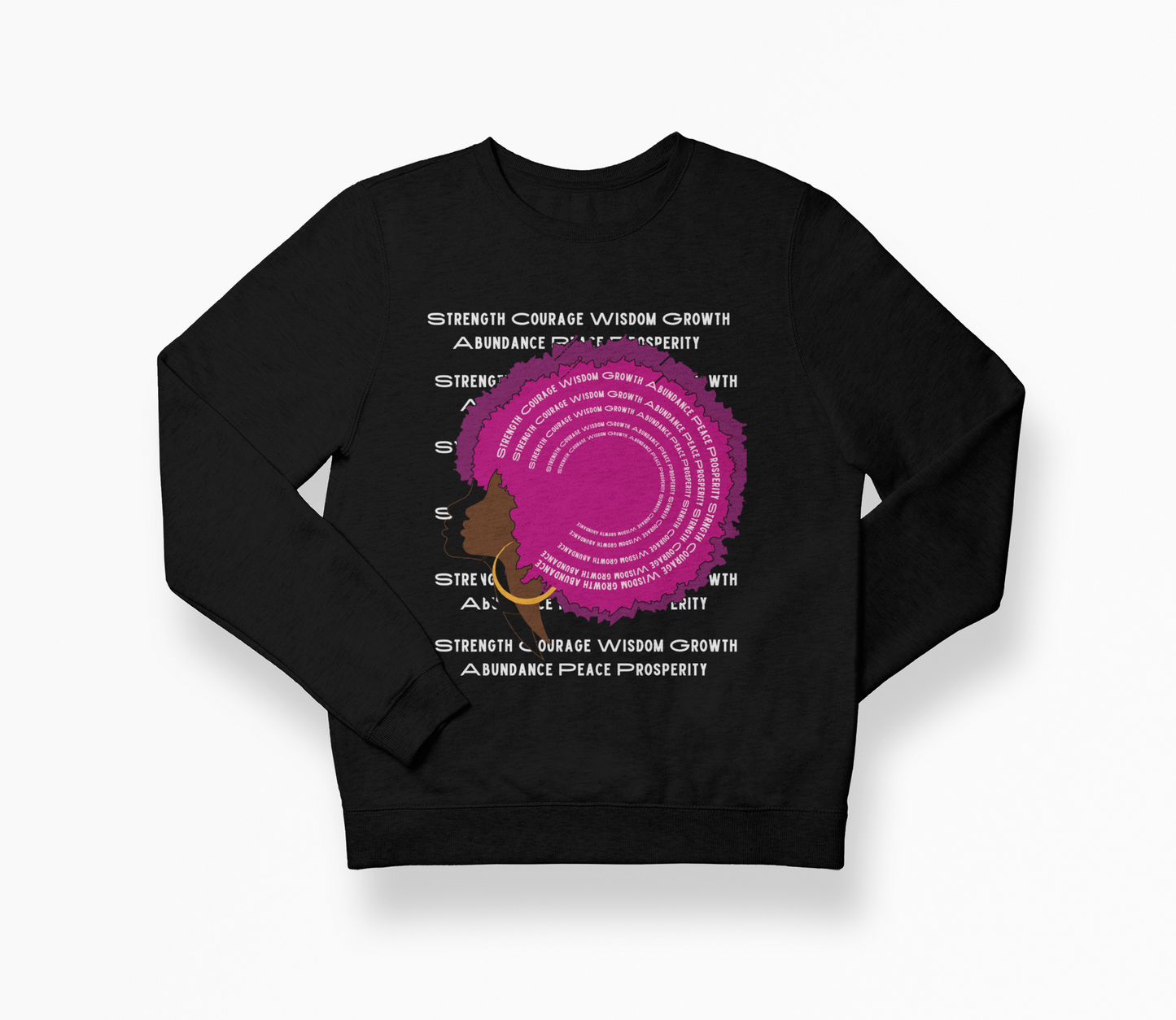Strength, Courage, and Wisdom Crewneck Sweatshirt