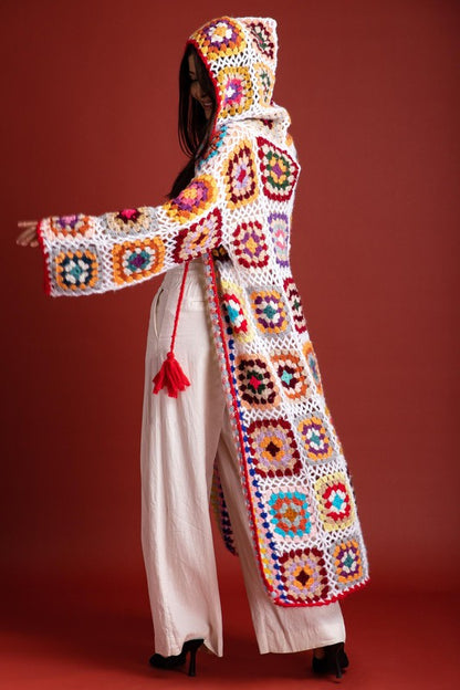 "Knot The One or The Two" Crochet Kimono
