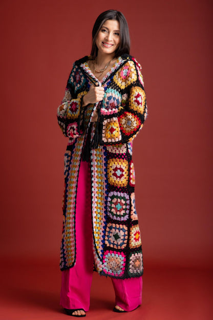"Knot The One or The Two" Crochet Kimono