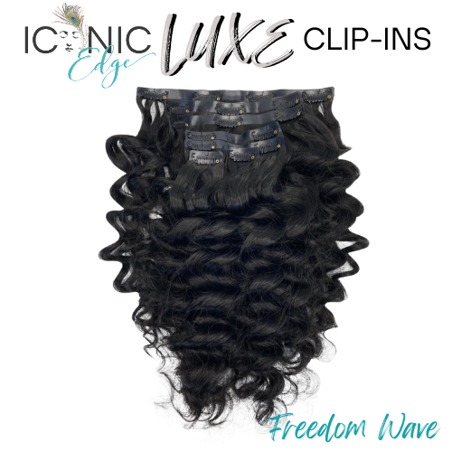 Iconic Edge LUXE "Freedom Wave" Clip-In Extensions