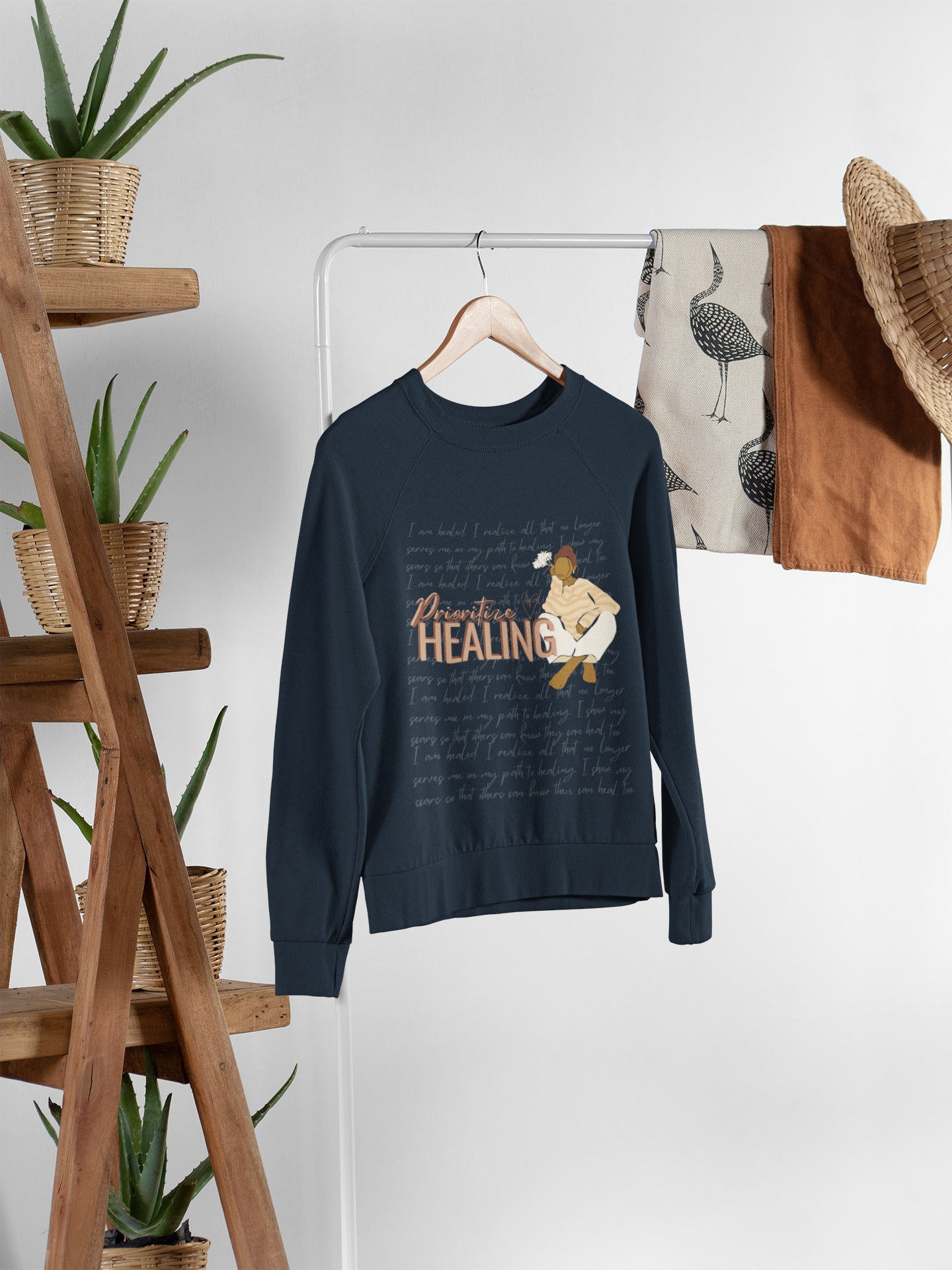 Prioritize Healing Crewneck Sweatshirt